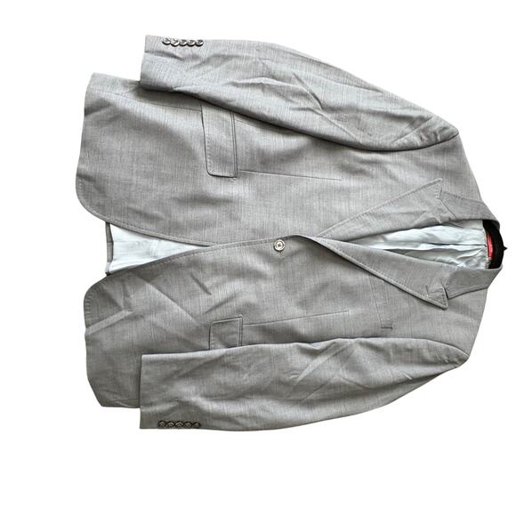 Tiglio Rosso Super 150 Wool Gray Blazer Sport Coat  Italy42R OldMoney Minimalist - Picture 11 of 11